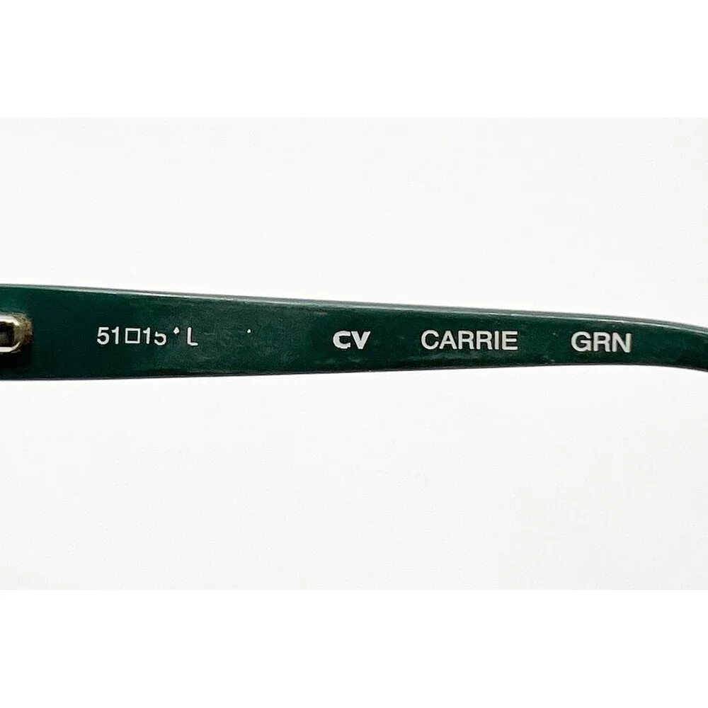 BCBGMAXAZRIA Eyeglasses Womens Green Carrie Butterfly Detail 51-15-130